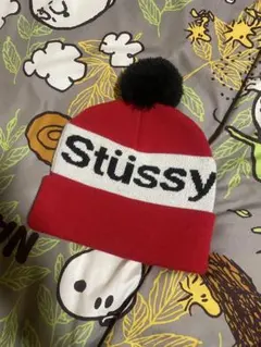Stüssy ニット帽　ボンボン　ビーニー