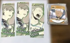 ハイキュー　10th anniversary缶バッジ青根　ステッカー　青根二口