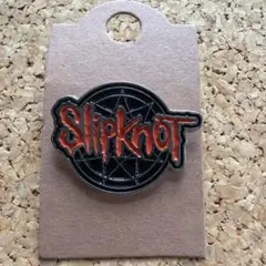 アンティーク ピンバッチ　Slipknot メタルバンド　送料無料