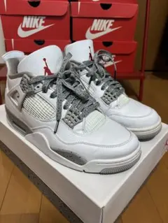 Air Jordan 4 Tech White ホワイト/グレー　27cm
