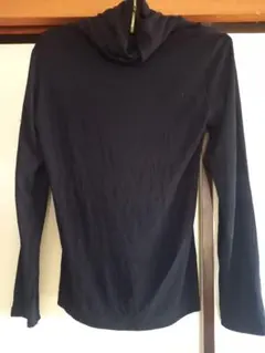 【CHARLE】黒の長袖タートル　カットソー