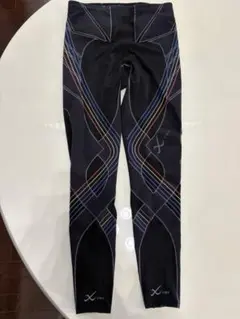 CWX タイツ ブラック/マルチカラー　Ｌ