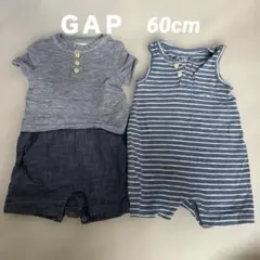 babyGAP ロンパース 3点セット 3〜6ヶ月 (1点 新品タグ付き)のサムネイル