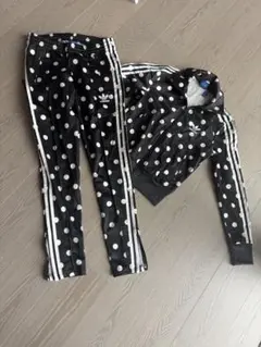 アディダス adidas ドット ジャージ セット M