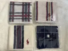 ラルフローレン タオルハンカチ4枚セット ハンドタオル RALPH LAUREN