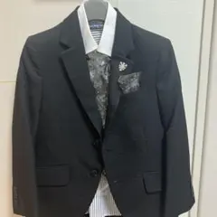 子供用　ブラック スーツ 120cm
