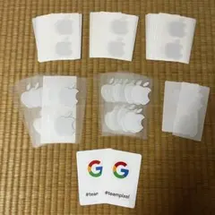 【アップル】Appleロゴステッカーx57&Googleロゴステッカーx2セット