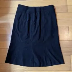 4978 ベロア　スカート　膝丈