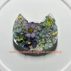 再販不可。大きめ♡マトリカリア♡うさぎレジンヘアゴムブローチ