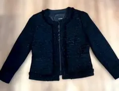 ブラックツイードジャケット