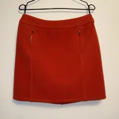 EPOCA 赤 タイトスカート ファスナー付き