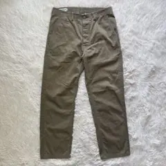 【美品】SASSAFRAS ササフラス スプレイヤーストリームパンツ カーキ Mのサムネイル