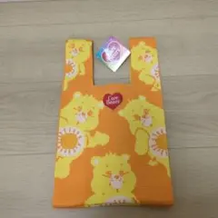 ケアベア　ニットトートバッグ　黄色