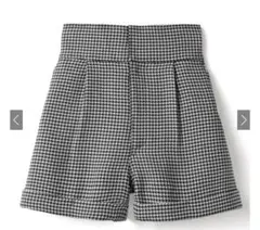 【完売品】GRL 千鳥柄 ハイウエスト ショートパンツ