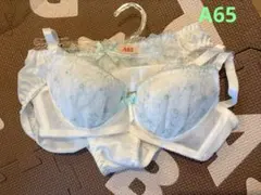 チュチュアンナ　ブリマベーラブラ＆ショーツセット　オフ白　A65 緑