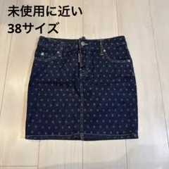 DSQUARED2 ドット柄 デニム ミニスカートのサムネイル