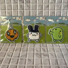 たまごっち パイルワッペン みみっち めめっち くちぱっち セリア ワッペン