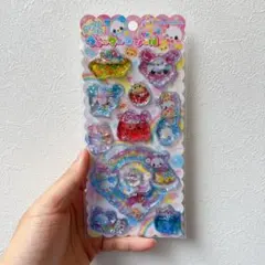 【500円スタート】かおりつきウォーターインシール キラうさツインズ