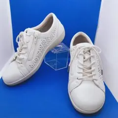 ✨ACHILLES SORBO アキレスソルボ✨パンチング　レザー スニーカーのサムネイル