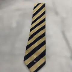 Burberrys ネクタイ ネイビー/ゴールド ストライプ