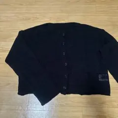 DAZY シアーニットカーディガン　ブラック