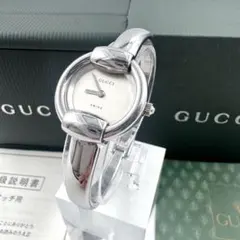 Lサイズ【電池新品】GUCCI 105 GG ラウンド バングル レディース