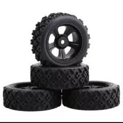 ⑤　ブロック ダート グリップタイヤ　ホイール　TT02 TT01 ラジコンのサムネイル