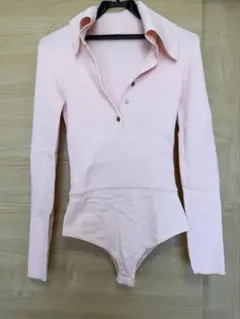 sea room lynn　ニット　ポロ　ピンク　Mサイズ