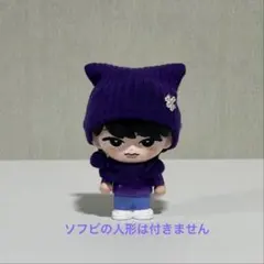 【kimu様】すのチルソフビ　ふわふわ　ねこ耳帽子　ブラック　 Man kimu様】すのチルソフビ ふわふわ猫耳帽子 ブラック 1点 Snow Man