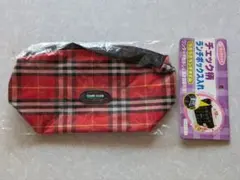 チェック柄 ランチボックス入れ ランチバッグ