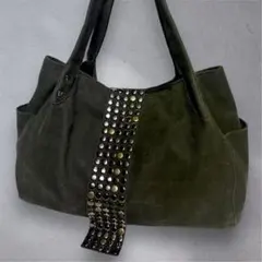 y2k archive TRES studs leather tote bag