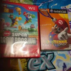 ジャンク。New スーパーマリオブラザーズ　GCマリオテニス