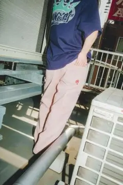 9090 Double Knee Vintage Pants ピンク