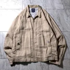 VAN ヴァンジャケット 短丈 スイングトップ ハリントンジャケット リネン混