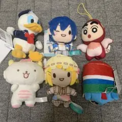 ぬいぐるみチャーム 6点セット ※プライズ品