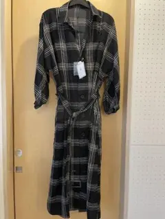 【新品未使用】ロペピクニック チェック柄ワンピース 38