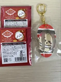 ちいかわ　ビーチサンダルキーホルダー　メタルチャーム　ラッコ
