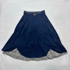 【定価6600円】axes femme 裾切替タックスカート