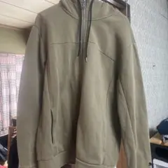 Puma カーキ フルジップパーカー