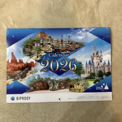 BIPROGY 2026 壁掛けカレンダー　ディズニー