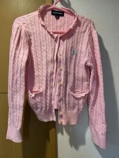Ralph Lauren ピンク カーディガン 120