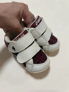 美品　familiar × asics 11.5cm ファーストシューズチェック