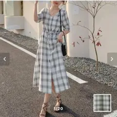 Lavenderlane Fashion Shop 韓国 ワンピース チェック
