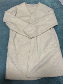 mocoboa フリースジャケット LLホワイト