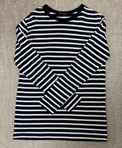 deuxieme classe ボーダーカットソー Deuxieme Classe】Cropped Tシャツ ボーダーカットソー ホワイト