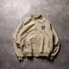 90sUSA製Hollowayホロウェイスウィングトップジャケット企業ロゴ短丈L