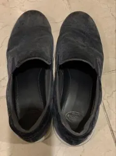 Church's ネイビー スエード スリッポン　スニーカー