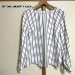 ✳︎NATURAL BEAUATY BASIC 長袖ブラウス　size M✳︎
