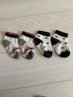 バースデイ　フタフタ　ベビー靴下　9-14センチ　3点セット