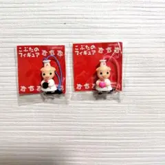 エースコックのこぶたフィギュア✕２ フライパン&ハート